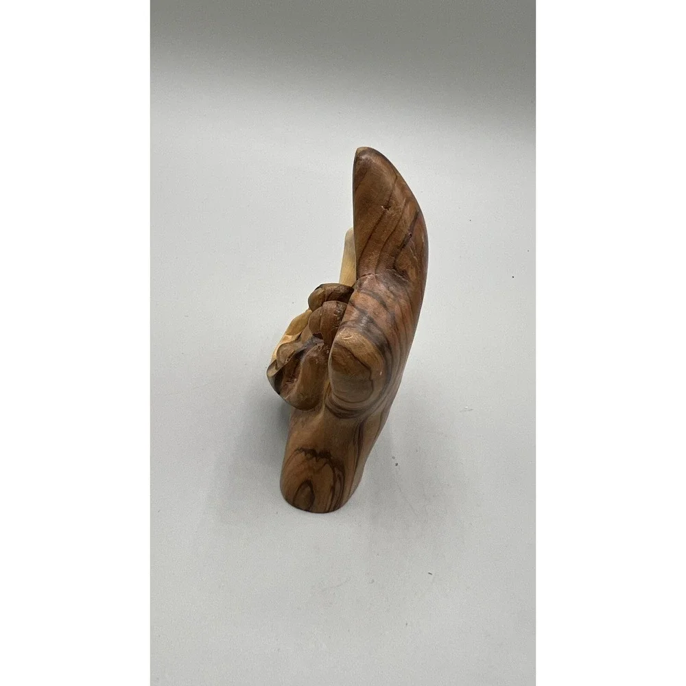 Holy Family Star Olive Wood Hand Carved‎ Figurine Nativity Scene Holy Land 2016